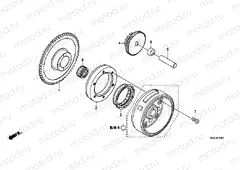 E-10-1 STARTER GEAR (GLH125SH)