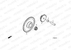 E-10-1 STARTING GEAR (CGR125SHA, B)