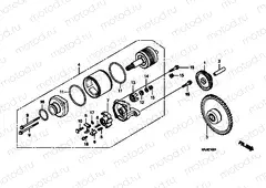 E-10-1 STARTING MOTOR (FES1257/A7)(FES1507/A7)