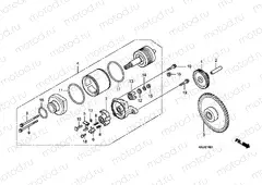 E-10-1 STARTING MOTOR (FES1257/A7)(FES1507/A7)