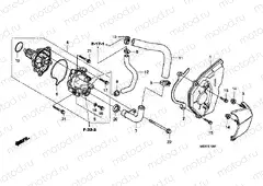 E-10-1 WATER PUMP (CBF600S8 / SA8 / N8 / NA8)