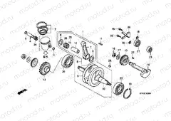 E-10 CRANKSHAFT / PISTON