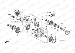 E-10 CRANKSHAFT / PISTON
