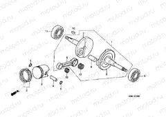 E-10 CRANKSHAFT / PISTON
