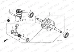 E-10 CRANKSHAFT / PISTON