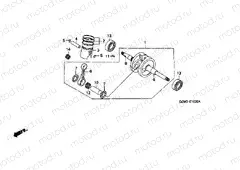 E-10 CRANKSHAFT / PISTON