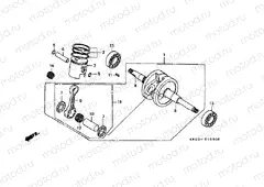 E-10 CRANKSHAFT / PISTON
