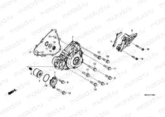 E-10 LEFT CRANKCASE COVER