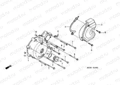E-10 LEFT CRANKCASE COVER