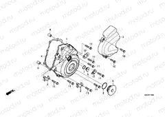 E-10 LEFT CRANKCASE COVER