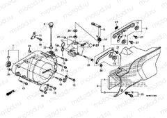 E-10 LEFT CRANKSHAFT COVER