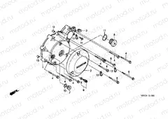 E-10 LEFT CRANKSHAFT COVER