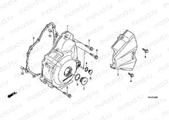 E-10 LEFT CRANKSHAFT COVER