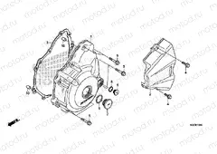 E-10 LEFT CRANKSHAFT COVER