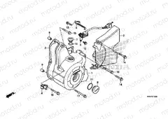E-10 LEFT CRANKSHAFT COVER