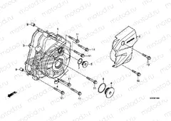 E-10 LEFT CRANKSHAFT COVER