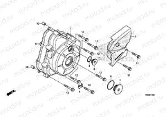 E-10 LEFT CRANKSHAFT COVER
