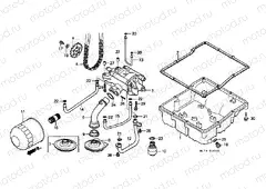 E-10 OIL FILTER / OIL TANK / OIL PUMP