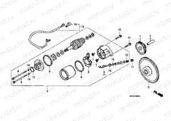 E-10 STARTER ENGINE (FES1253-5) (FES1503-5)