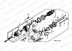 E-10 STARTING MOTOR (GL1500J / K)