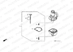 E-11-1 CARBURETOR O.P. KIT (CR85R3.4 / RB3.4)