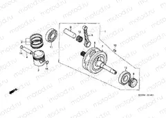E-11-1 CRANKSHAFT / PISTON (2)