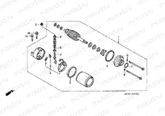 E-11-1 STARTER ENGINE (CBR900RR2,3)