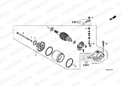 E-11-1 STARTER ENGINE (GLH125SH)