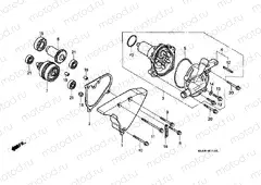 E-11-1 WATER PUMP (VT1100CV / CW / C2)