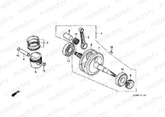 E-11 CRANKSHAFT / PISTON (1)