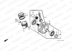 E-11 CRANKSHAFT / PISTON