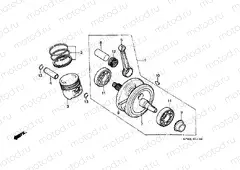 E-11 CRANKSHAFT / PISTON