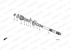 E-11 DRIVE SHAFT AXLE