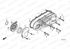 E-11 LEFT CRANKCASE COVER