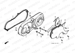 E-11 LEFT CRANKSHAFT COVER