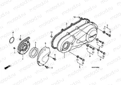 E-11 LEFT CRANKSHAFT COVER