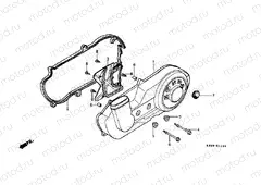 E-11 LEFT CRANKSHAFT COVER