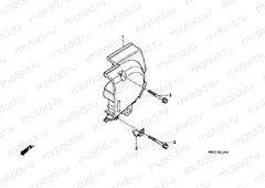 E-11 LEFT REAR CRANKSHAFT COVER