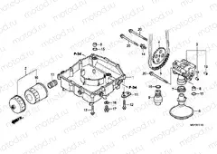 E-11 OIL TANK / OIL PUMP