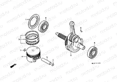 E-11 PISTON / CRANKSHAFT