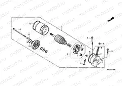 E-11 STARTER ENGINE (XR125L3,4,5,6)