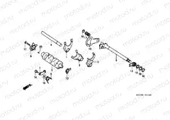 E-11 TRANSMISSION DRUM / CLUTCH FORK