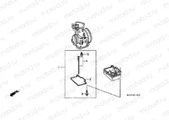 E-12-3 CARBURETOR OPTIONAL COMPLETE KIT (CR250R4-7)