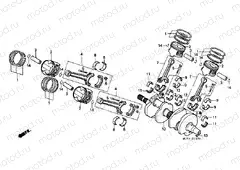 E-12 CRANKSHAFT / PISTON