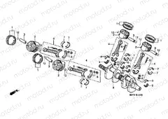E-12 CRANKSHAFT / PISTON