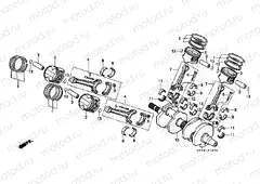 E-12 CRANKSHAFT / PISTON