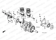 E-12 CRANKSHAFT / PISTON