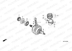 E-12 CRANKSHAFT / PISTON