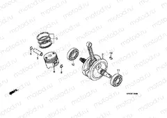 E-12 CRANKSHAFT / PISTON