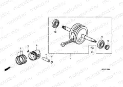 E-12 CRANKSHAFT / PISTON